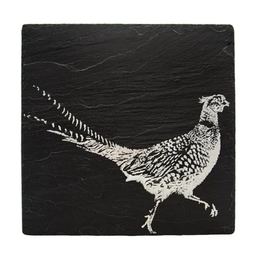 Selbrae House Slate Pot Stand - Pheasant