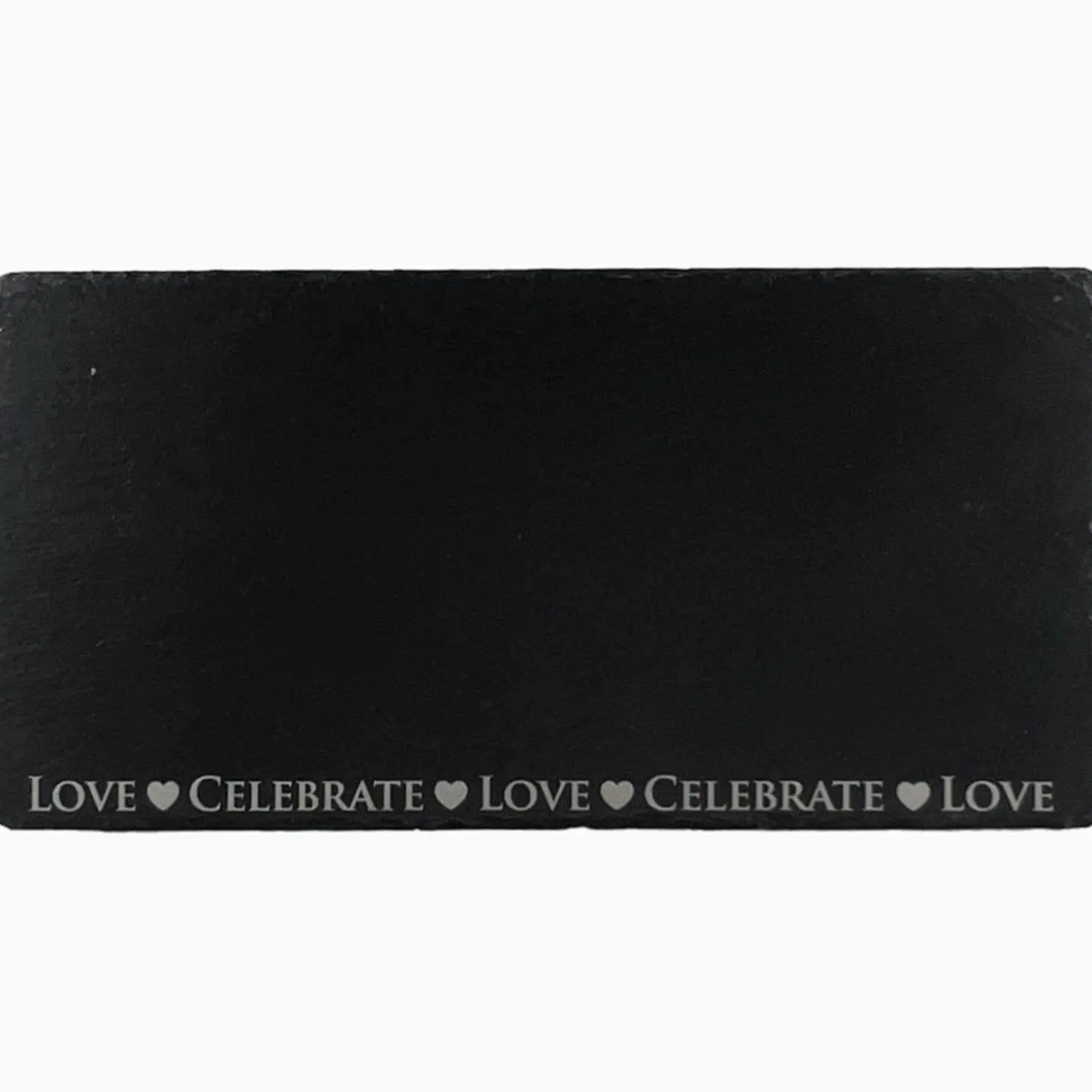 Selbrae House Slate Table Runner - Love & Celebrate
