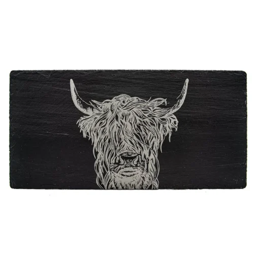 Selbrae House Slate Table Runner - Highland Cow