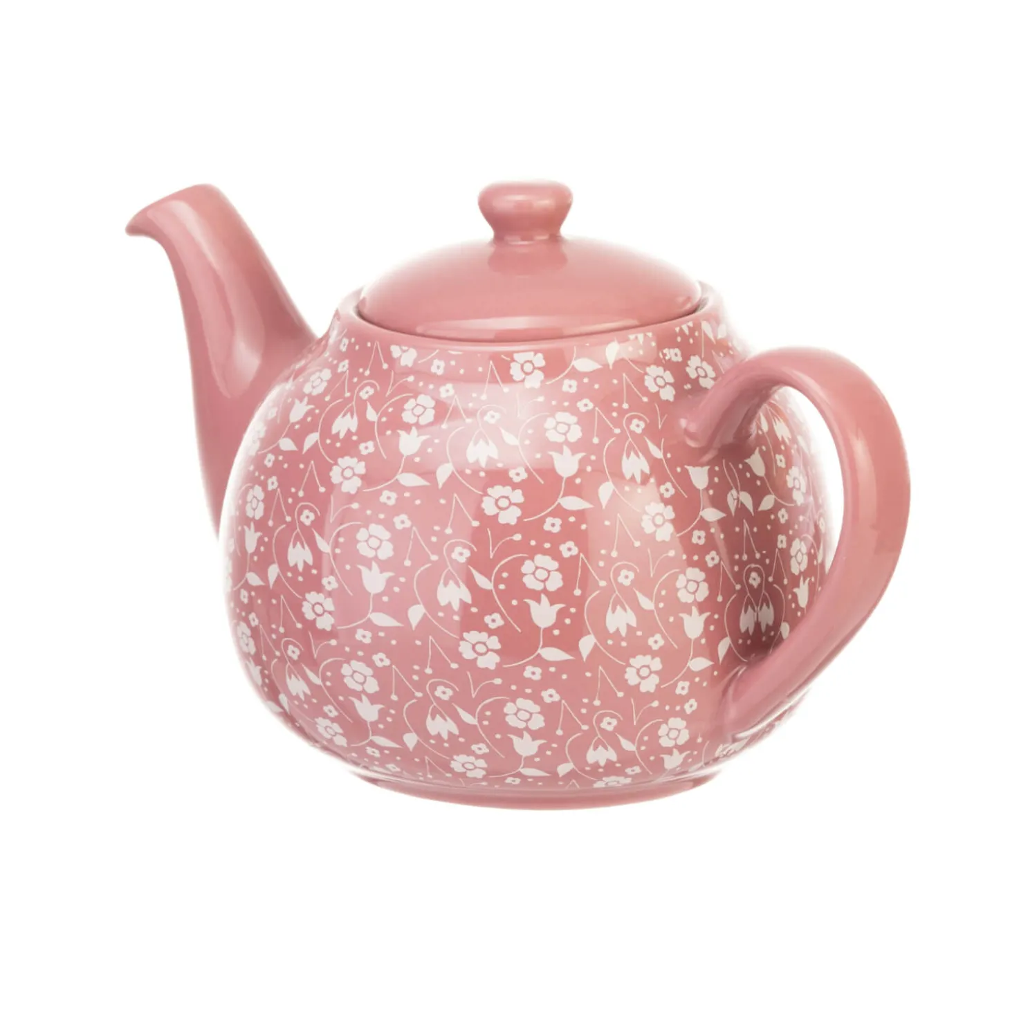 Siip 6 Cup Stoneware Teapot - Ditsy Floral Pink