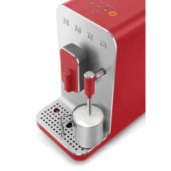 Smeg BCC02 Automatic Bean-to-Cup Coffee Machine - Matte Red