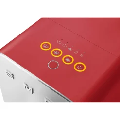 Smeg BCC02 Automatic Bean-to-Cup Coffee Machine - Matte Red