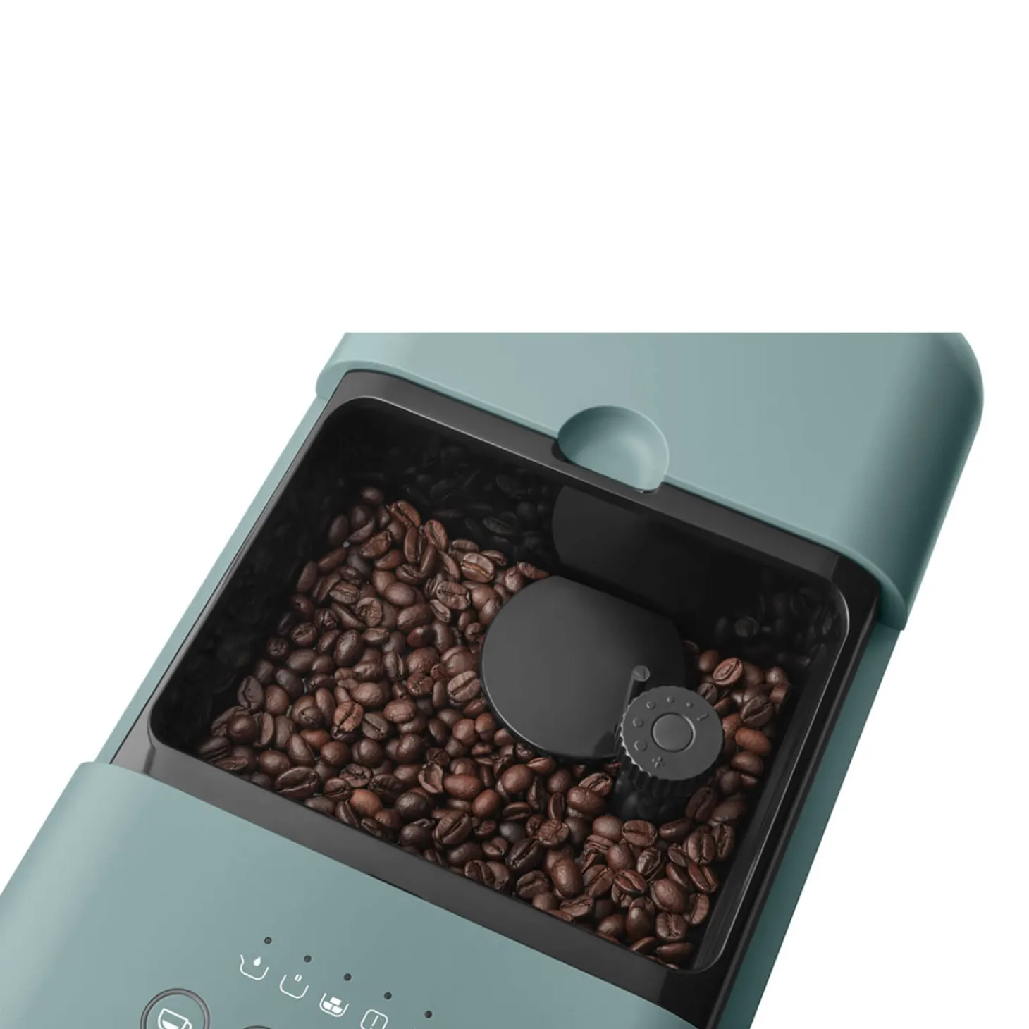 Smeg BCC12EGMUK Bean To Cup Coffee Machine with Steam Wand - Matte Emerald Green