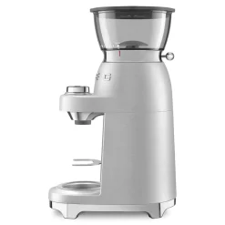 Smeg CGF02SSUK 50's Style Retro Mini Pro Coffee Grinder - Stainless Steel