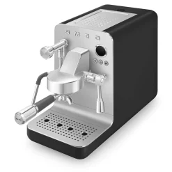 Smeg EMC02BLMUK Mini Pro Espresso Coffee Machine - Matte Black