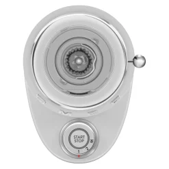 Smeg EMC02EGMUK Mini Pro Espresso Matte Emerald Green Coffee Machine & CGF02SSUK Mini Pro Stainless Steel Coffee Grinder