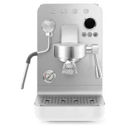Smeg EMC02WHMUK Mini Pro Espresso Coffee Machine - Matte White