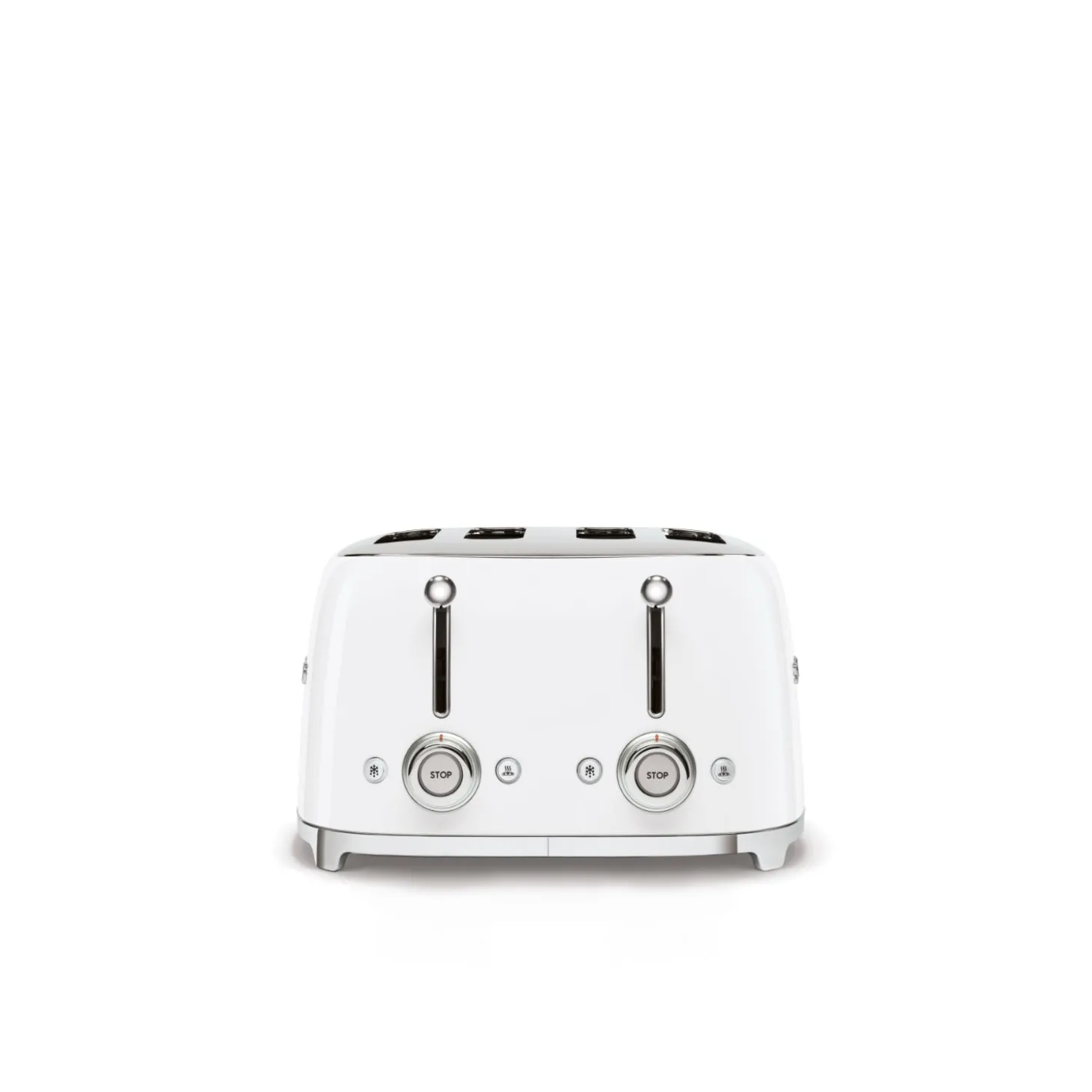 Smeg Jug Kettle & 4 Slice Toaster Set - White