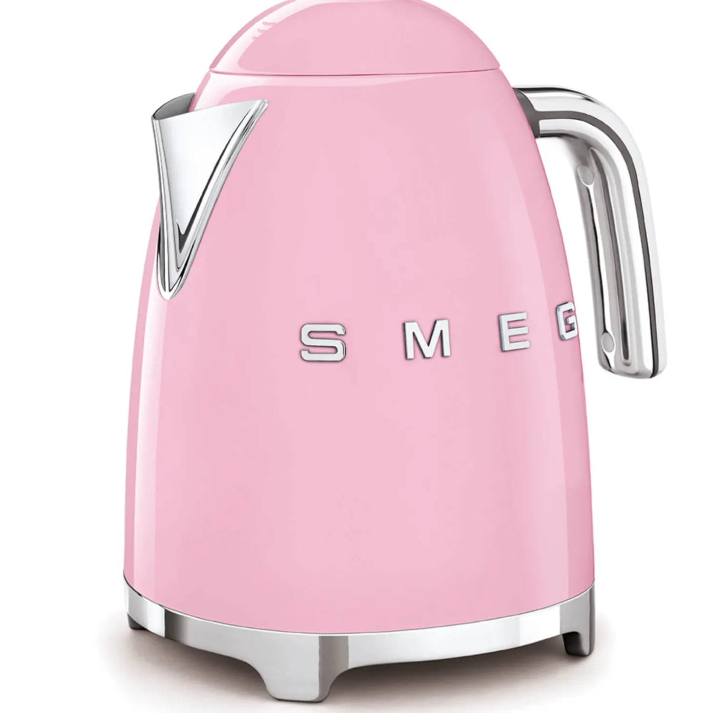 Smeg Jug Kettle & 2 Slice Toaster Set - Pink
