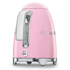 Smeg Jug Kettle & 2 Slice Toaster Set - Pink