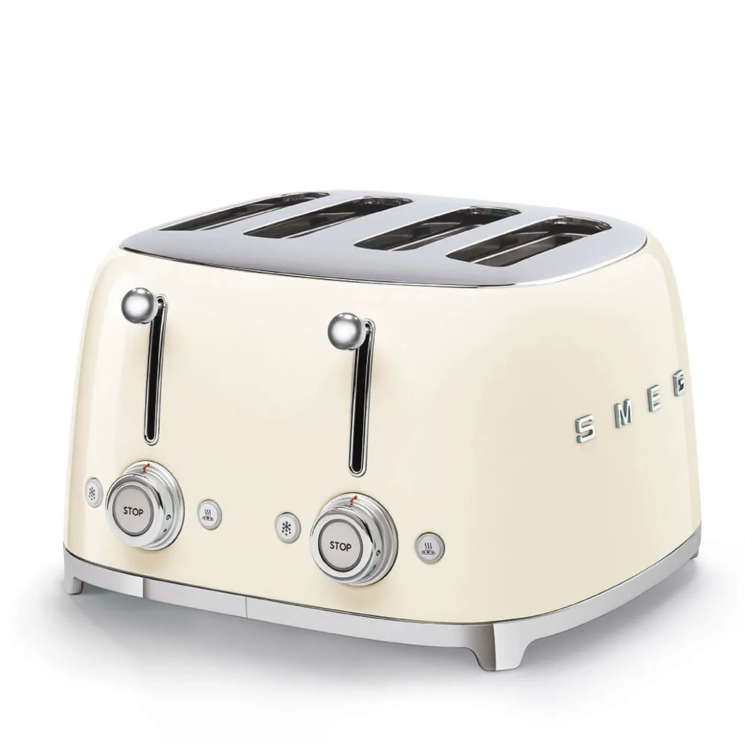 Smeg Jug Kettle & 4 Slice Toaster Set - Cream