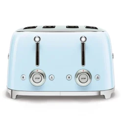 Smeg Jug Kettle & 4 Slice Toaster Set - Pastel Blue
