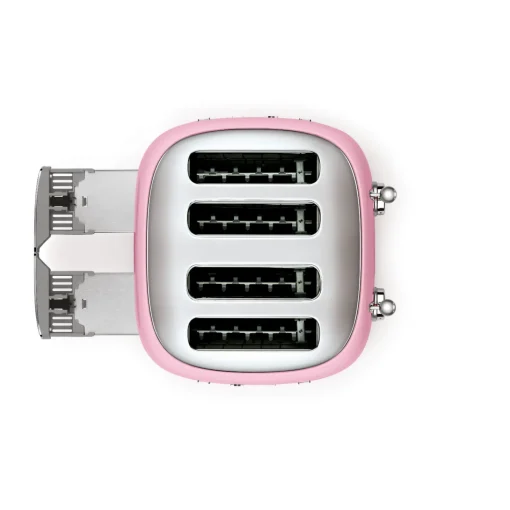 Smeg Jug Kettle & 4 Slice Toaster Set - Pink