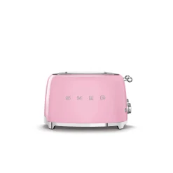 Smeg Jug Kettle & 4 Slice Toaster Set - Pink