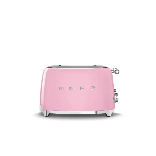 Smeg Jug Kettle & 4 Slice Toaster Set - Pink