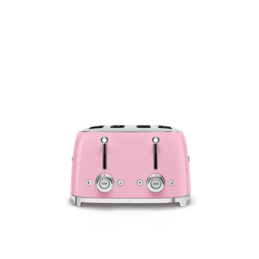 Smeg Jug Kettle & 4 Slice Toaster Set - Pink