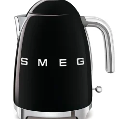 Smeg Jug Kettle & 4 Slice Toaster Set - Black
