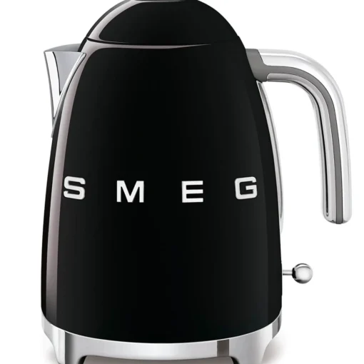 Smeg Jug Kettle & 4 Slice Toaster Set - Black