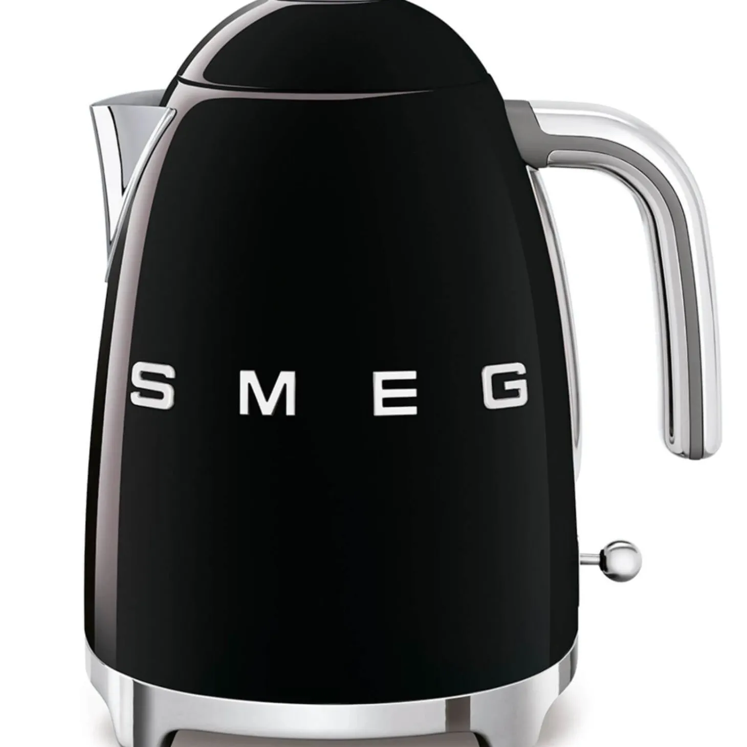 Smeg Jug Kettle & 4 Slice Toaster Set - Black