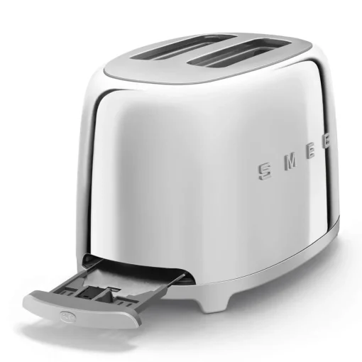 Smeg Jug Kettle & 2 Slice Toaster Set - Chrome