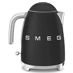 Smeg Jug Kettle & 2 Slice Toaster Set - Matte Black