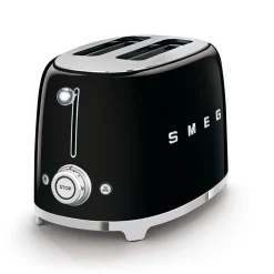 Smeg Mini Kettle & 2 Slice Toaster Set - Black