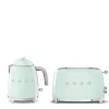 Smeg Mini Kettle & 2 Slice Toaster Set - Pastel Green