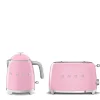 Smeg Mini Kettle & 2 Slice Toaster Set - Pink