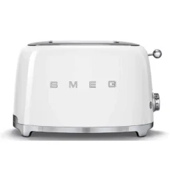 Smeg Mini Kettle & 2 Slice Toaster Set - White
