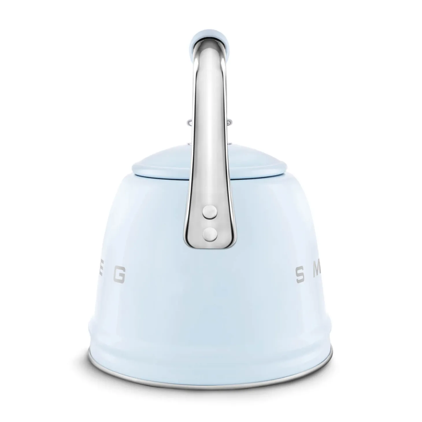 Smeg 50's Retro Style WKF01 Whistling Stove Top Kettle - Pastel Blue