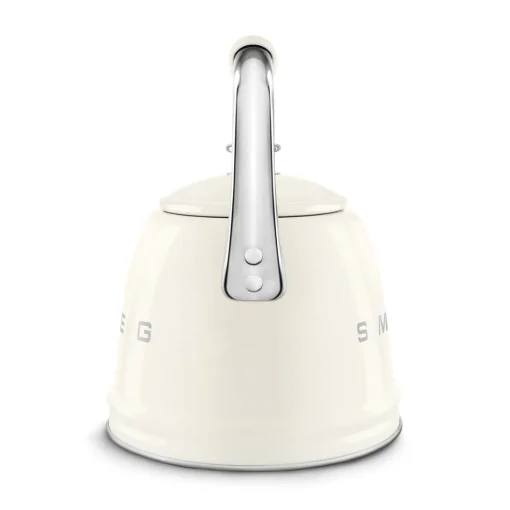 Smeg 50's Retro Style WKF01 Whistling Stove Top Kettle - Cream