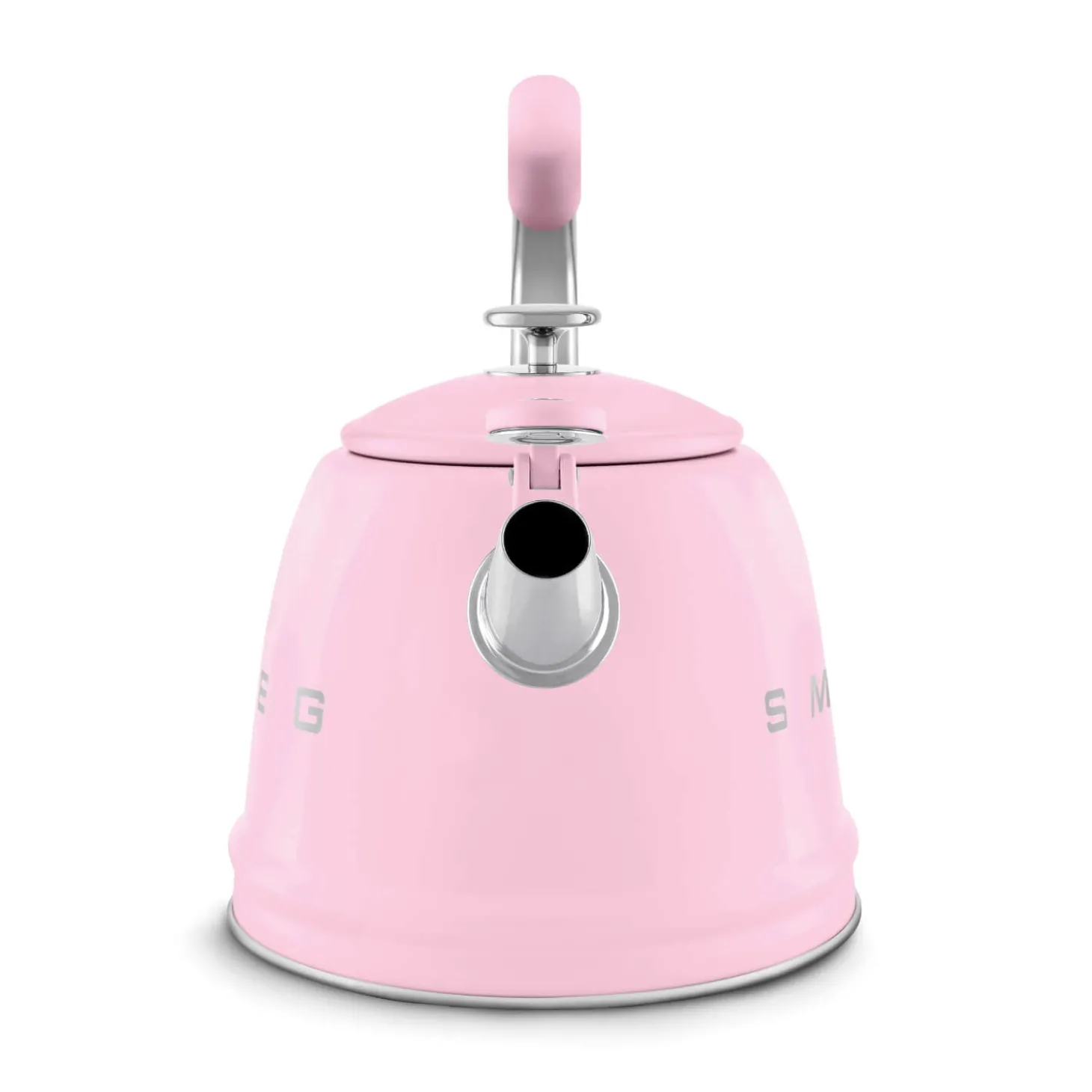 Smeg 50's Retro Style WKF01 Whistling Stove Top Kettle - Pink