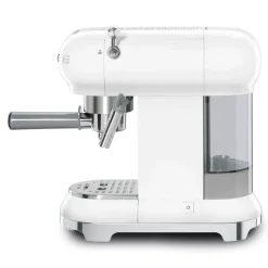 Smeg 50's Style Retro ECF02 Espresso Coffee Machine - White