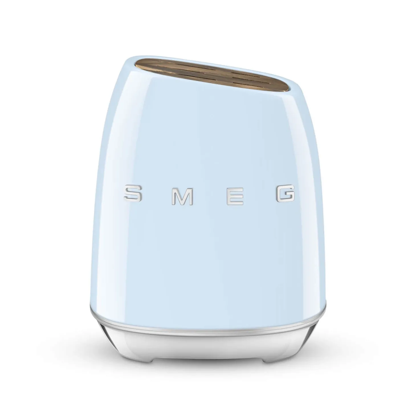 Smeg 50's Style Retro KBSF02 7-Piece Knife Block Set - Pastel Blue