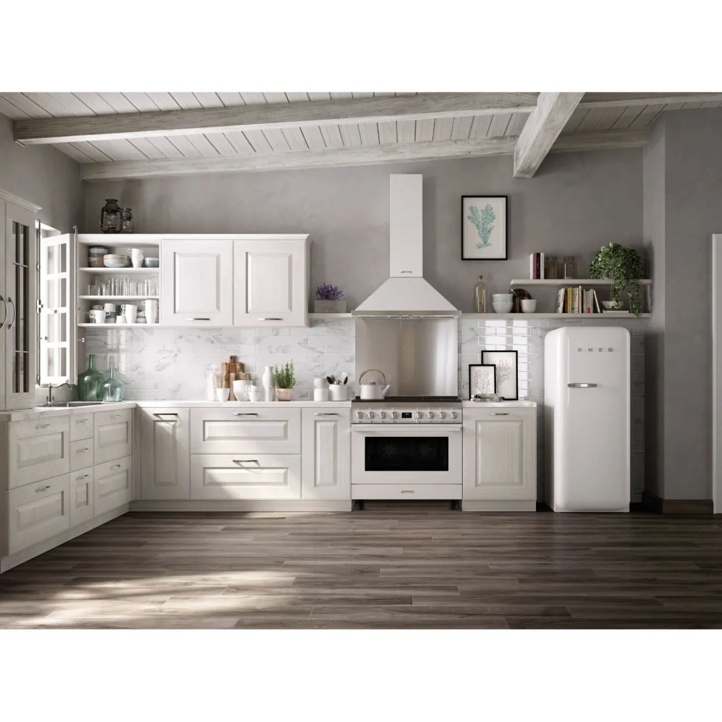 Smeg 50's Style Retro KLF03 Jug Kettle - White