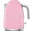 Smeg 50's Style Retro KLF03 Jug Kettle - Pink