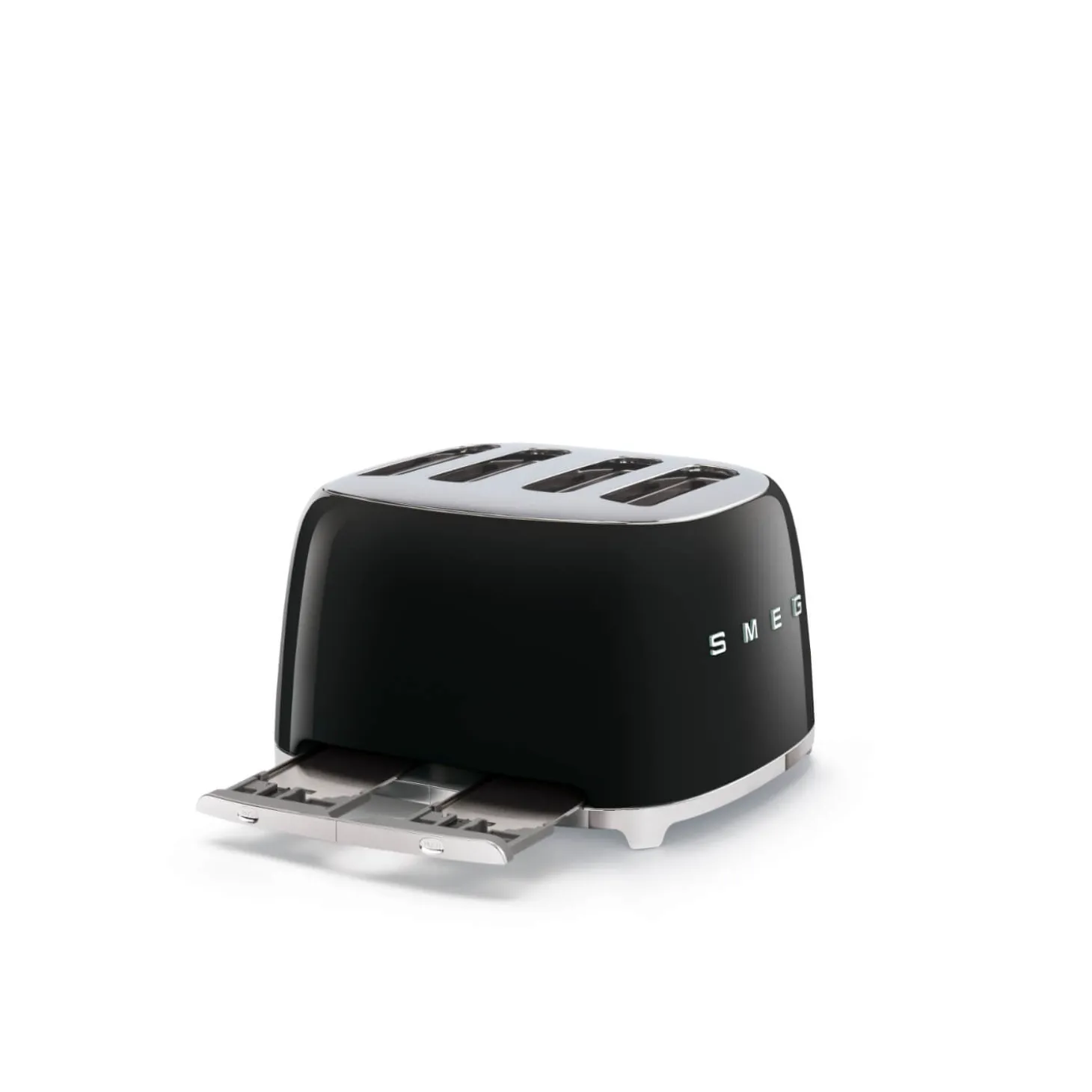 Smeg 50's Style Retro TSF03 4 Slice Toaster - Black