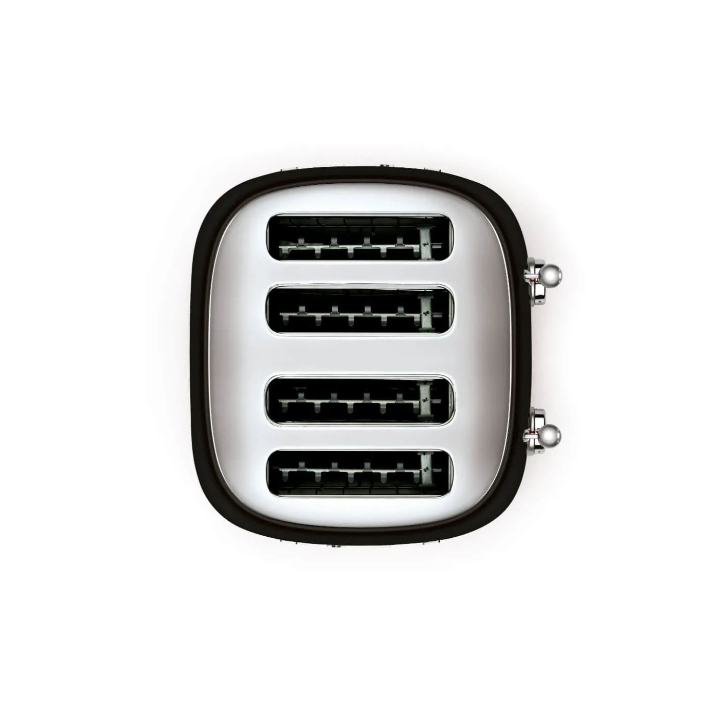 Smeg 50's Style Retro TSF03 4 Slice Toaster - Black