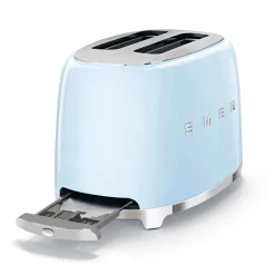 Smeg 50's Style Retro TSF01 2 Slice Toaster - Pastel Blue