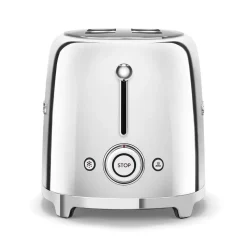 Smeg 50's Style Retro TSF01 2 Slice Toaster - Chrome