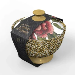 Spode Creatures of Curiosity Sugar Bowl with Lid - Floral / Leopard