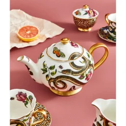 Spode Creatures of Curiosity 4 Cup Teapot - Snake