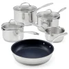 Stellar Profile 18|10 Stainless Steel 5-Piece Draining Saucepan Set