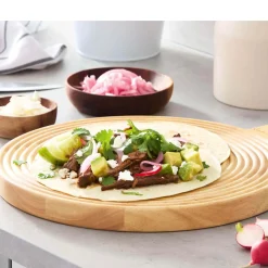 Sur La Table Colour Me Happy Round Paddle Serving Board - Large