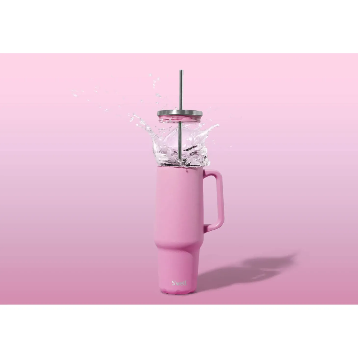 S'well 1.18 Litre XL Travel Tumbler - Hydrangea Pink
