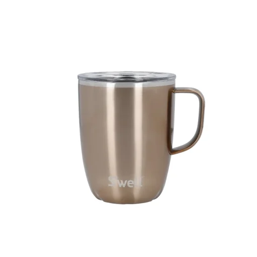 S'well 350ml Travel Mug with Handle - Pyrite