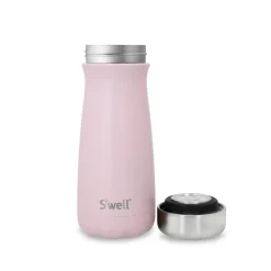 S'well 470ml Traveler Reusable Water Bottle - Pink Topaz