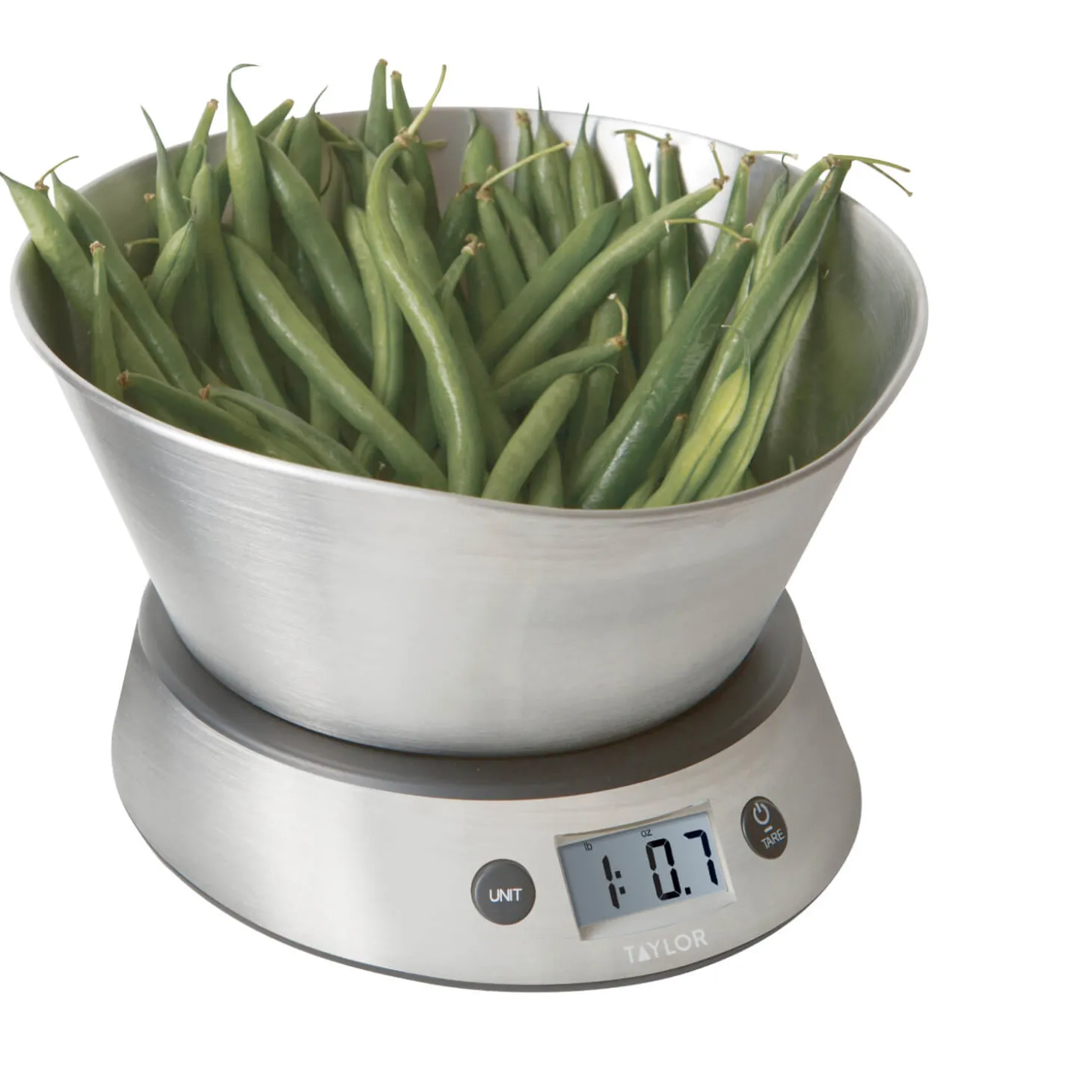 Taylor Pro Stainless Steel 5kg Weighing Bowl Digital Scale