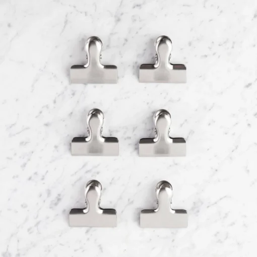 Taylor's Eye Witness 6 Piece Small Bag Clip Set - Stainless Steel