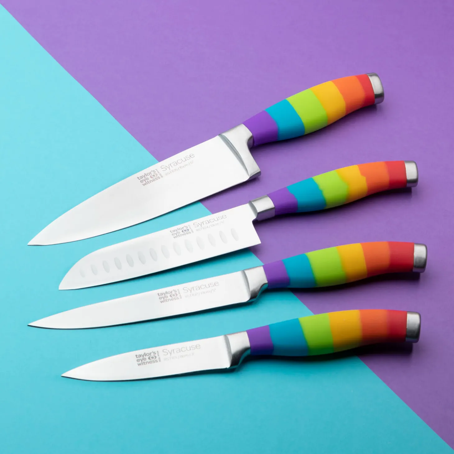 Taylor's Eye Witness 20cm Syracuse Bread Knife - Rainbow
